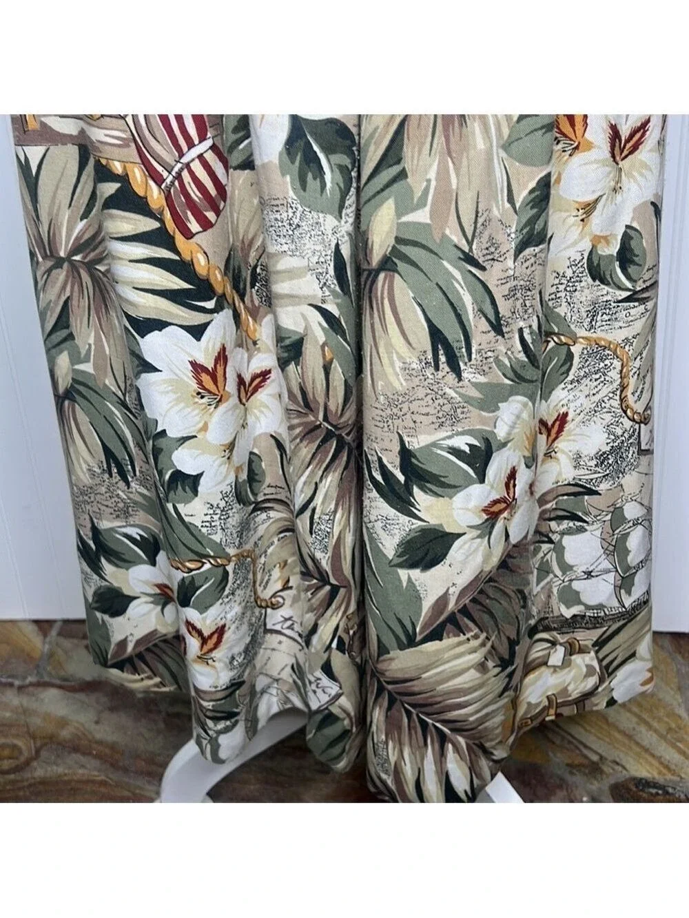 Alfred Dunner Tropical Print Skirt Size 14 Petite
